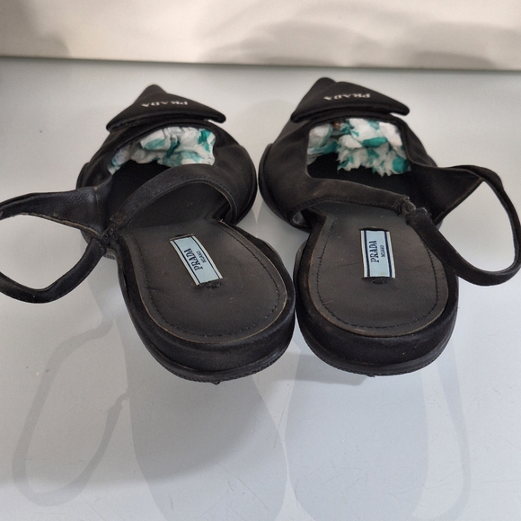 Prada nylon sling back shoe - Picture 3 of 9